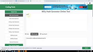 Storing md5 encrypted passwords