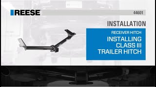 2009-2020 Dodge Journey Hitch Install - REESE® - 44601 - Class III 2 in Receiver