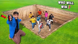 गड्ढे से बाहर निकलो चैलेंज - Loser Will Eat Jolo Chips...🥵 | Deep Hole Challenge