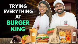 Eating EVERYTHING AT BURGER KING | The Urban Guide