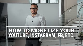 How To Monetize Your Social Media Following