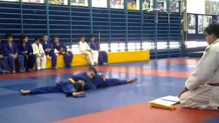 Judo ג'ודו יהונתן וקסלר מבחן חגורה צהובה-כתומה