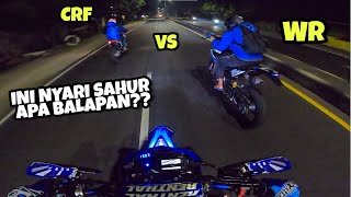 NIGHT RIDE YANG KEMALAMAN, JADINYA SAHUR ON THE ROAD | #Motovlogindonesia #trabas #yamahawr155r