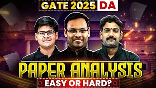 GATE 2025 DA Paper Analysis Was it Difficult or Easy?