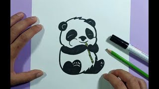 Dibujos Kawaii Faciles De Pandas Aprende A Dibujar Un Oso Panda Al ...