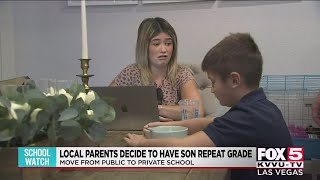 Las Vegas area parents choose to have student repeat grade