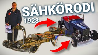 615. Suomen vanhin sähköauto(?) Ford 1928 EV, sähköinen Hot Rod