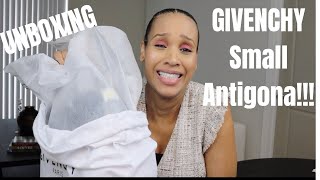 UNBOXING My FIRST DESIGNER BAG | GIVENCHY SMALL Antigona Handbag | Oil Blue