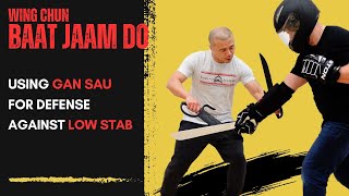 Wing Chun Knives - Gan Sau Against Low Stab - Kung Fu Report #328