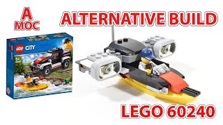 LEGO 60240 Jet boat alternative build [A MOC]