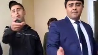 Göygöl rayon xəstəxanasının mühafizəçisi jurnalistə qarşı zor tətbiq edir