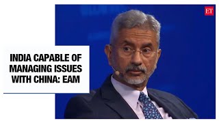 India’s relation with China difficult but capable of managing it: EAM S Jaishankar