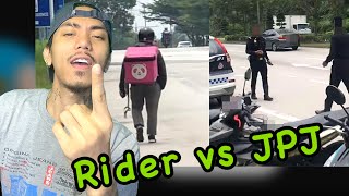 RIDER MAKANAN PASRAH JALAN KAKI | JPJ DIKECAM NETIZEN ??