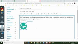 Canvas: Create an External Link