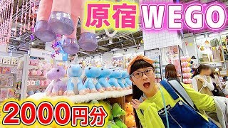 原宿WEGO135で好きなもの2000円分何を買う？セールの洋服やスマホケースGET♪