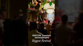 Janmashtami 2022 in SWEDEN । ISKCON 2022 । #shorts