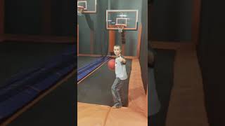 Dunk contest at sky zone (hilarious ending)