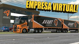 PRIMEIRA VIAGEM NA AVANT TRANSPORTE LTDA - EMPRESA VIRTUAL NO EURO TRUCK 2 - VOLANTE G27