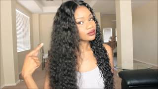 Aliexpress Maxine Hair Brazilian Water Wave Review -- 5 Mins Quickest Wash \u0026 Go EVER!!!