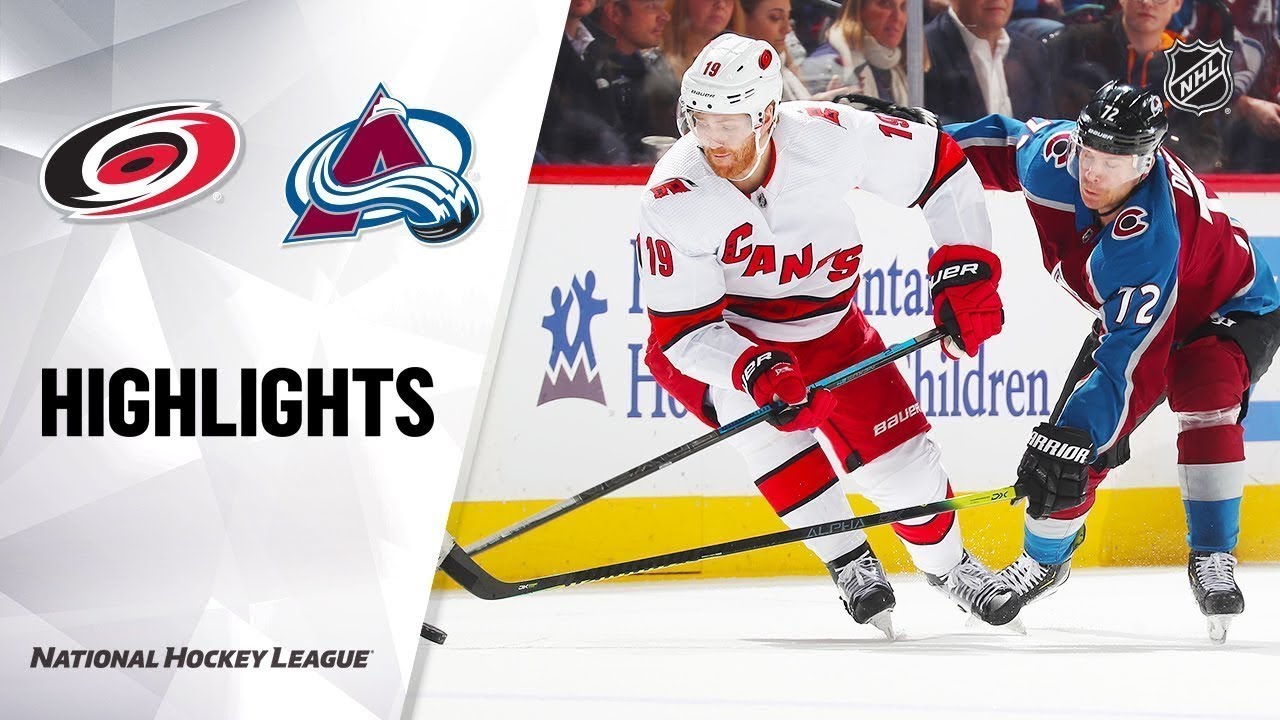 Колорадо - Каролина / NHL Highlights | Hurricanes @ Avalanche 12/19/19 ...