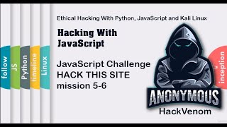 JavaScript Challenge HACK THIS SITE mission 5-6 | Hacking With JavaScript | HackVenom