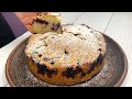 Delicate black currant pie - quick recipe!