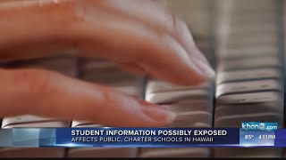 Possible unauthorized access to public and charter school students' information