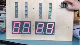 Digital binary clock test
