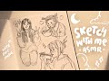 ASMR SKETCH WITH ME 🌙