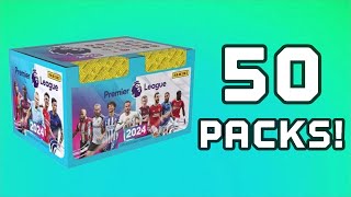 50 PACKS | PANINI PREMIER LEAGUE 2023/24 STICKERS | BOX OPENING!