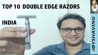 ( हिन्दी ) TOP 10 INDIAN DOUBLE EDGE RAZORS(Hindi)