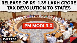 Centre Authorises Release Of Rs. 1.39 Lakh Crore Tax Devolution To States For June