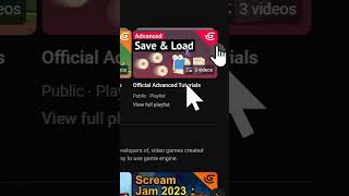 Game Engine Tip - Engine Video Tutorials - #gamedev #gdevelop #nocode #tutorial
