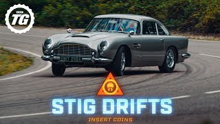 STIG DRIFTS: James Bond's Aston Martin DB5 | Top Gear