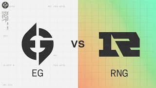 EG vs. RNG | 2022 MSI Knockout Stage Day 1 | Evil Geniuses vs. Royal Never Give Up | Game 3