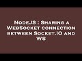 NodeJS : Sharing a WebSocket connection between Socket.IO and WS