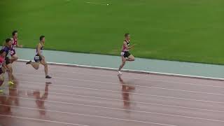 近江高校男子陸上競技部　秋季総体　西田１００ｍ（予選）　2017.10.28