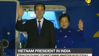 Vietnamese President Tran Dai Quang in India on three-day visit