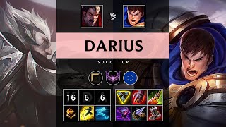 Darius Top vs Garen: Triple Kill, Godlike - EUW Master Patch 14.22