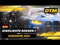 Plötzlich Regen auf dem Stadtkurs! | DTM 2024 Highlights | Norisring