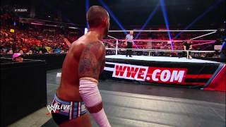 Mr. McMahon vs. CM Punk: Raw, Oct. 8, 2012