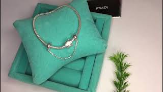 Pulseira Life Estilo Pandora Vivara Prata 925 Com Trava