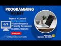 Encapsulation: Private Property, Property Accessors, Classes and Object in VB.NET