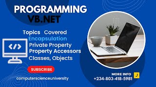 Encapsulation: Private Property, Property Accessors, Classes and Object in VB.NET