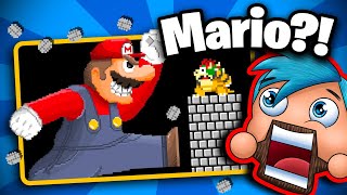 Bowser and Mario switched places?! • BTG REACTS to Funny Level UP s