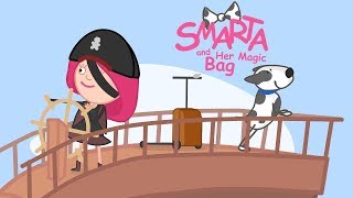 Smarta and her Magic bag. Pirate Treasure! Educational Cartoons for Children