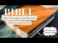 Bible Flip Thru | Bible Journaling Notes | CSB Notetaking Bible