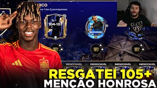 RESGATEI 105+!🤩🔥 EXPLICANDO ABA MENÇÕES HONROSAS FC MOBILE