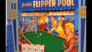 1965 Gottlieb FLIPPER POOL pinball machine