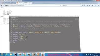 PHP array multisort Function